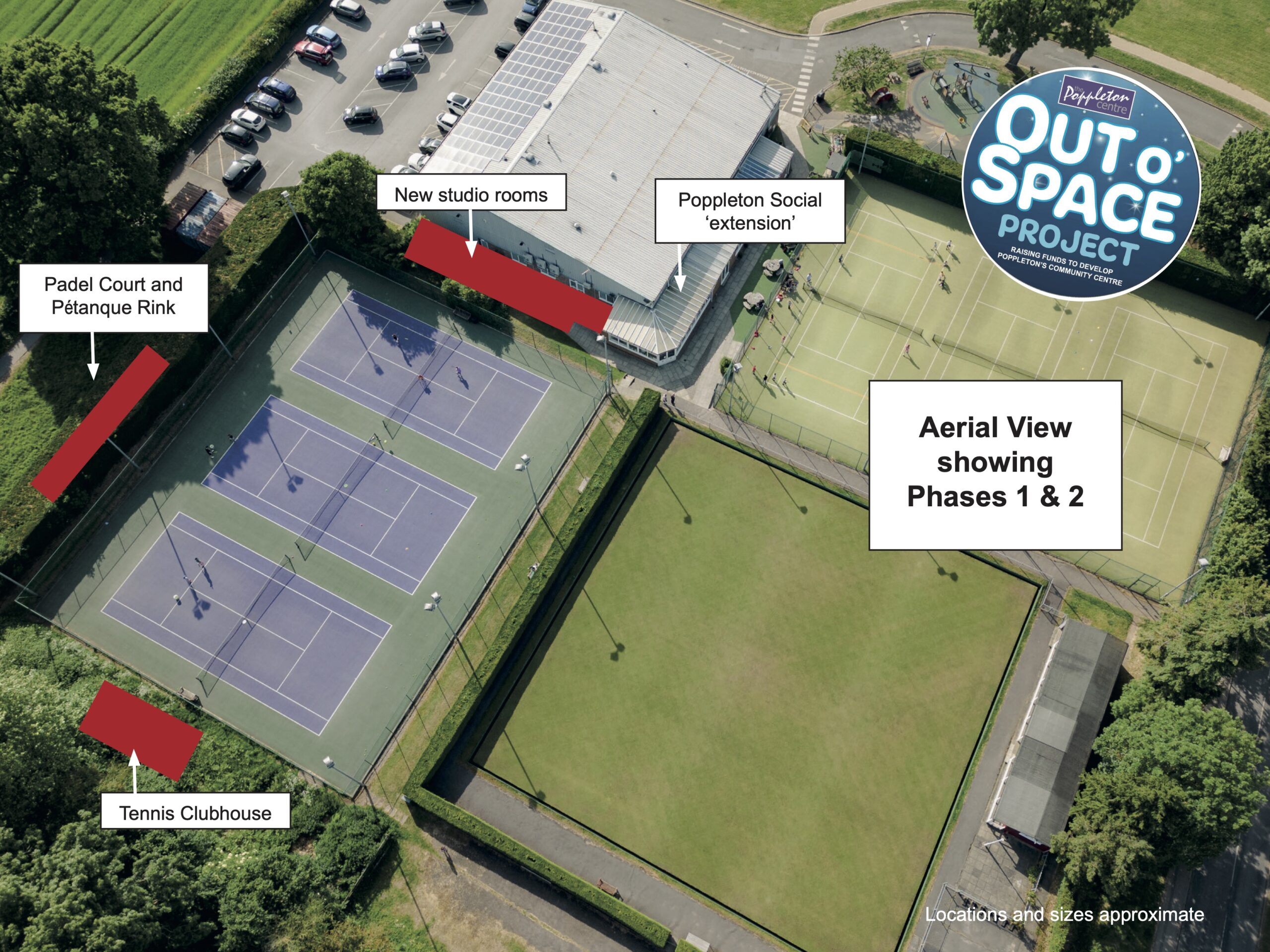 Aerial Pic with new build shown Aerial Pic with new build shown